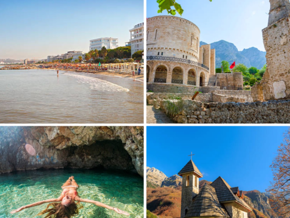 Scenic travel destination in Albania for visa applicants