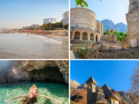 Scenic travel destination in Albania for visa applicants
