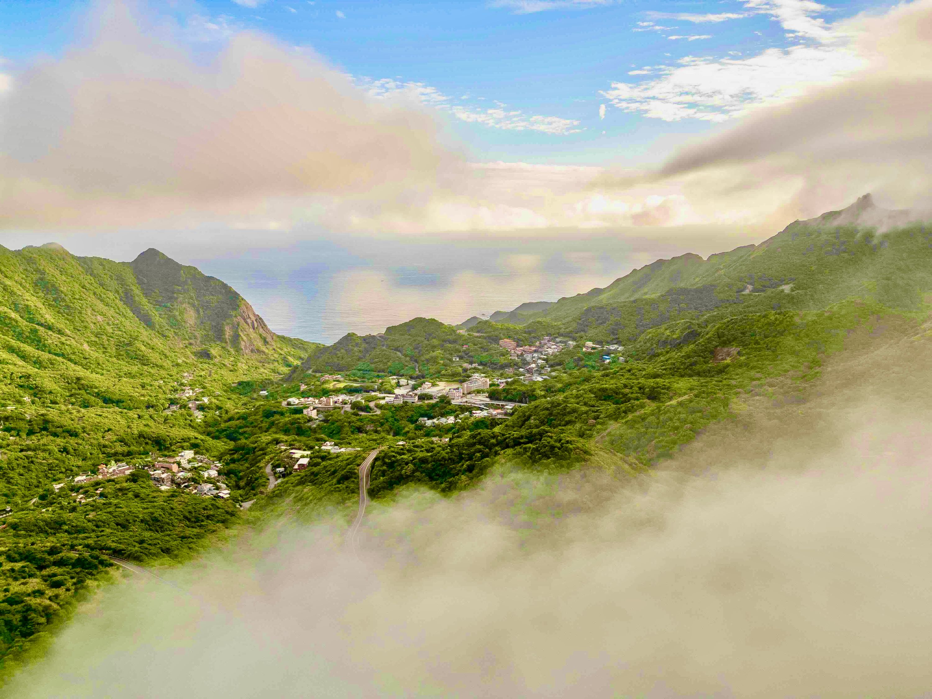 Scenic travel destination in Caribbean Netherlands (Bonaire, Sint Eustatius, Saba) for visa applicants