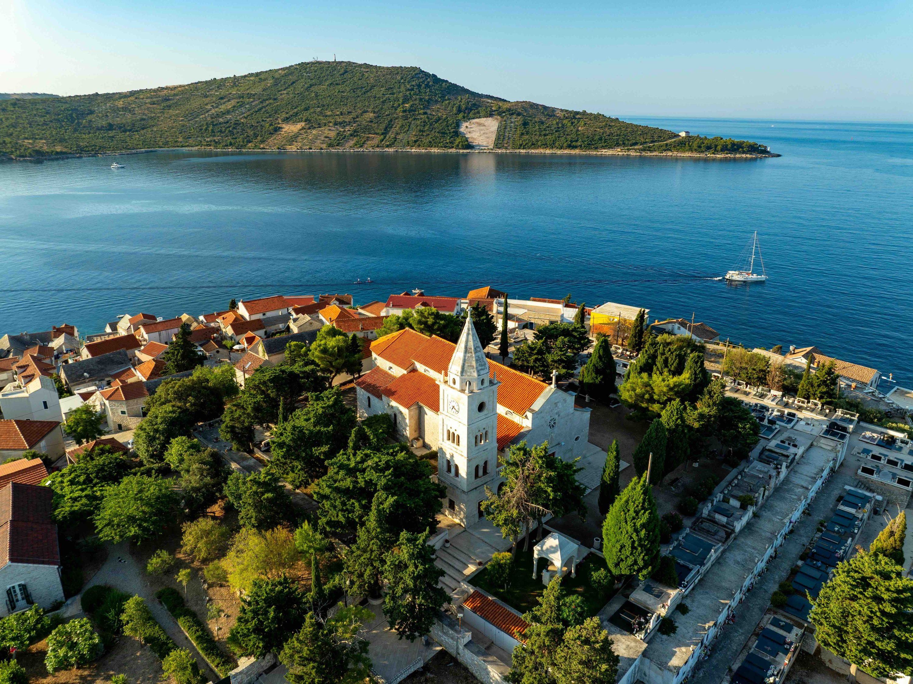 Scenic travel destination in Croatia for visa applicants