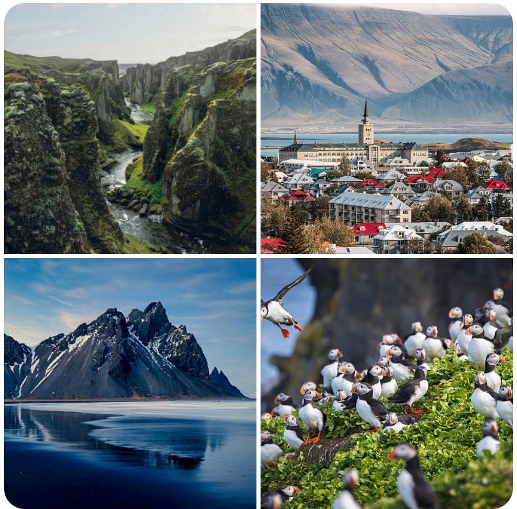 Scenic travel destination in Iceland for visa applicants