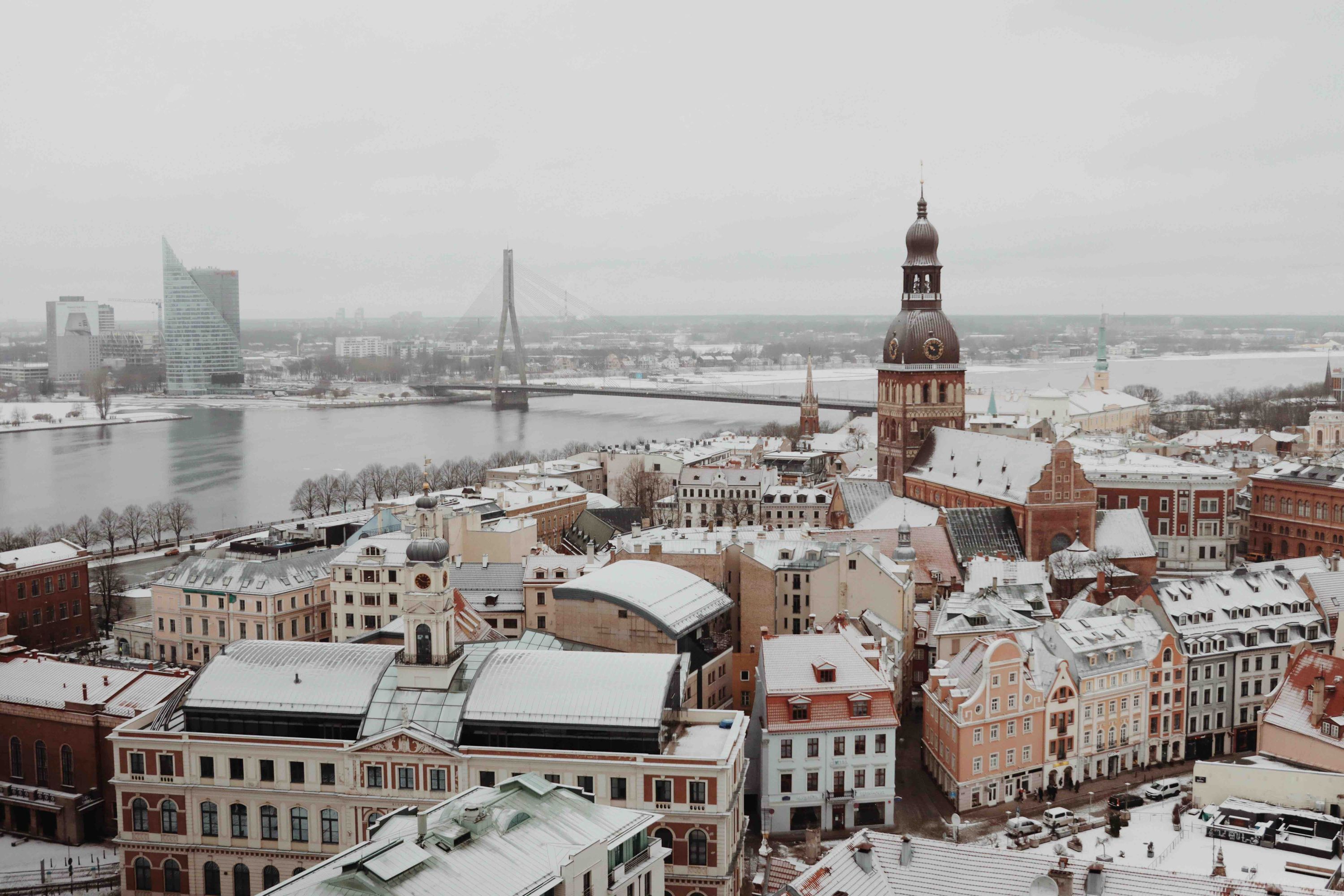 Scenic travel destination in Latvia for visa applicants