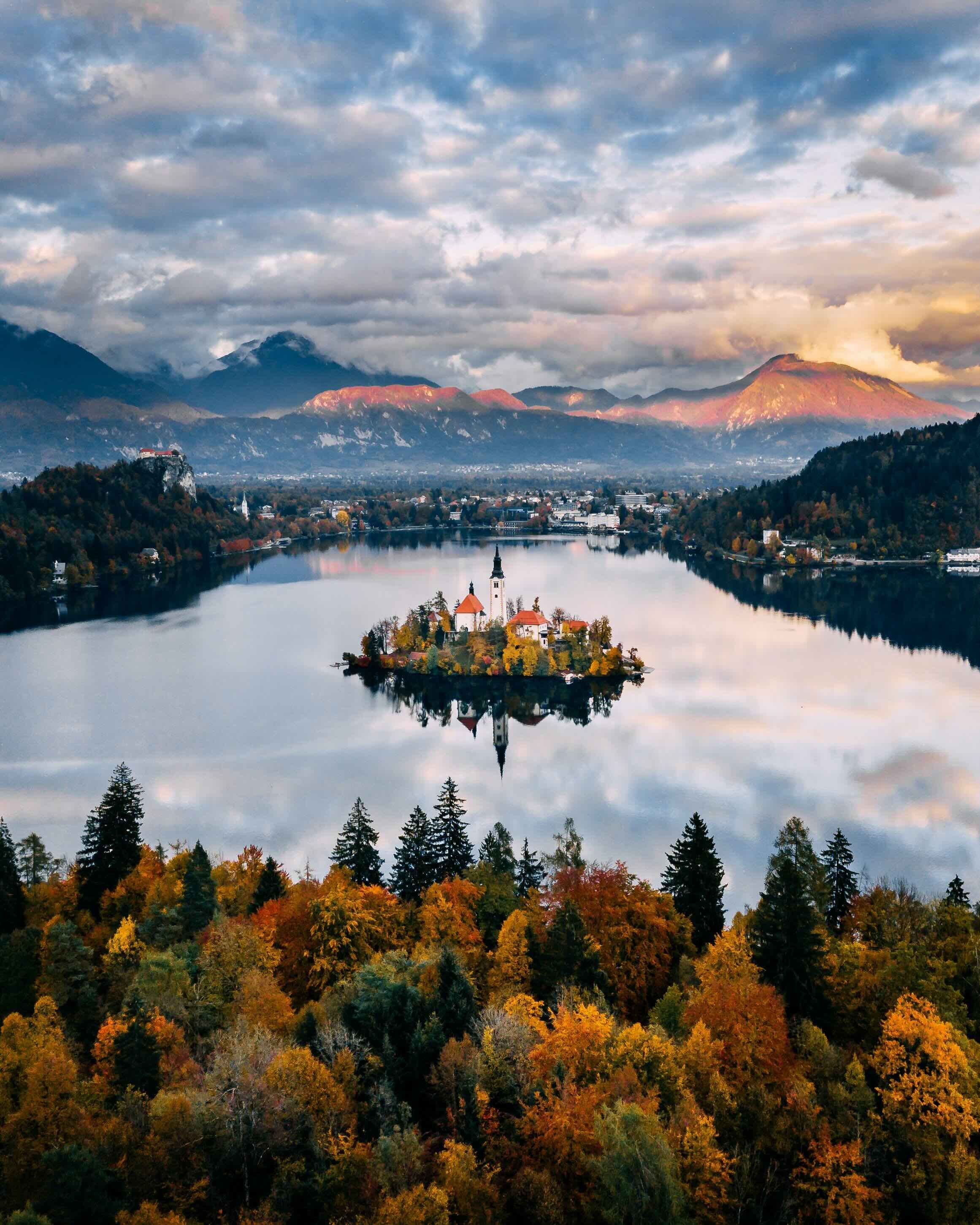 Scenic travel destination in Slovenia for visa applicants