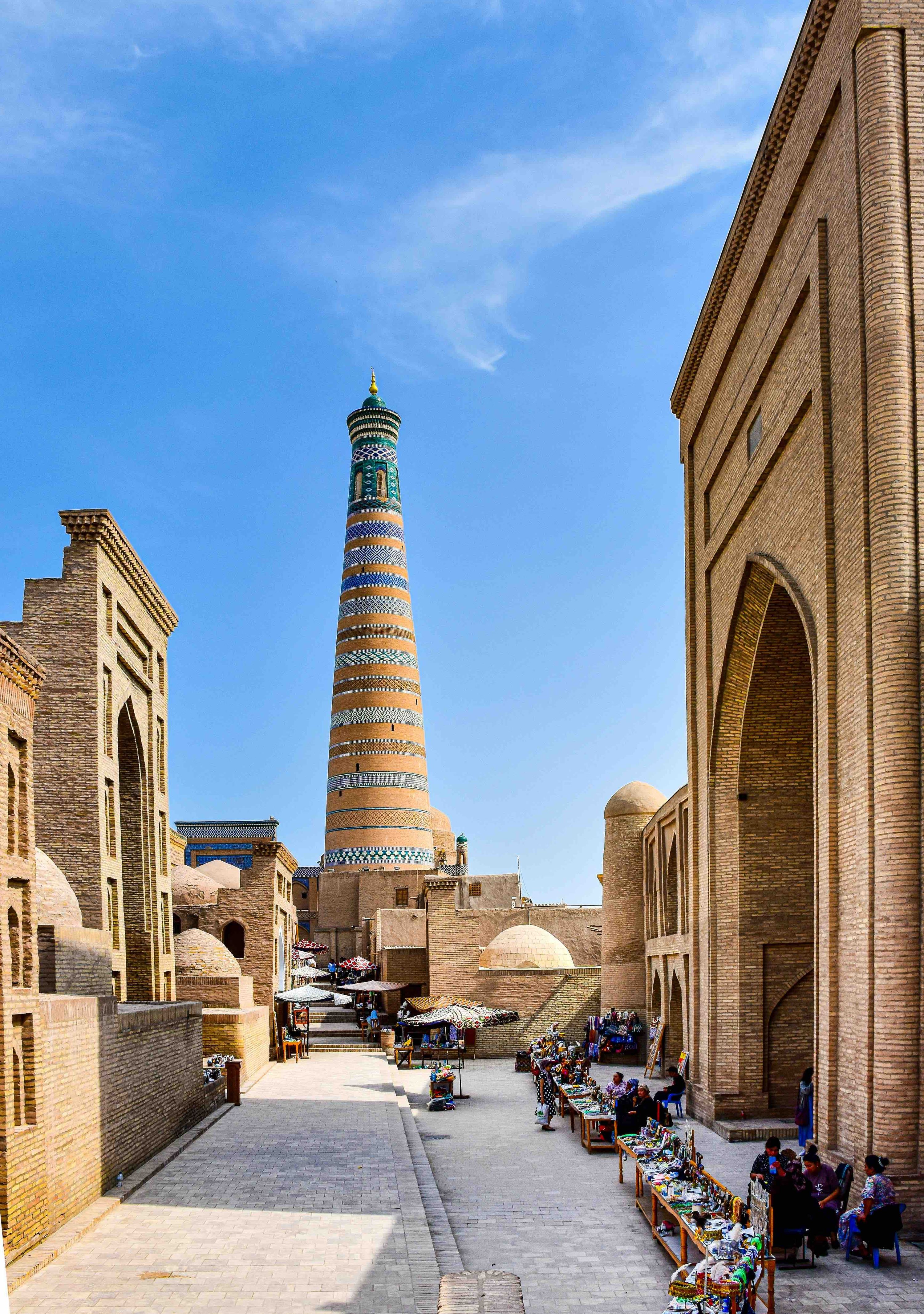 Scenic travel destination in Uzbekistan for visa applicants